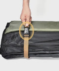 Hand adjusting Two Pack Luggage Straps With Quick Release Buckles For Travel And Camping Heavy Duty Anti Wear Tie Down Belts For Suitcases And Hiking Gear Easy Snap Luggage Straps In Khaki