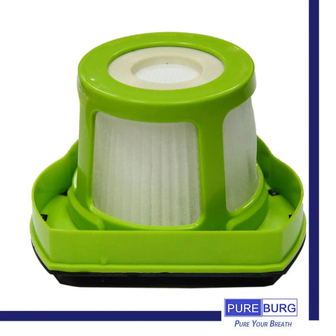 Green HEPA filter from Replacement Filters For 1782 Pet Hair Eraser Handheld Cordless Vacuum Includes HEPA And Mesh Frame Filters Four Pack Fits 1608653 1608654 Durable Replacement Set For Easy Cleaning And Long Lasting Performance.