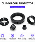 305 Piece Black Nylon Cable Snap Grommets Set Round Locking Bushing Protectors For Wires Includes Five Sixteenths Three Eighths One Half Inch