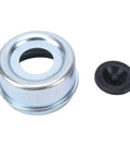 Wheel Bearing Protector Dust Cap Cover 2.72 Inch Precise Fit For Boat Trailer Marine And RV Axles Metal Rubber Shield
