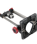 Heavy-Duty Portable Drill Guide with One Half Inch Keyed Chuck, 0 to 60 Degree Adjustable Angle Pro-Grade Precision Jig