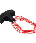 Emergency Release Pull Rope Cord Handle Kit 41A2828 Red For Garage Doors Compatible With Chamberlain Craftsman Openers, red and black