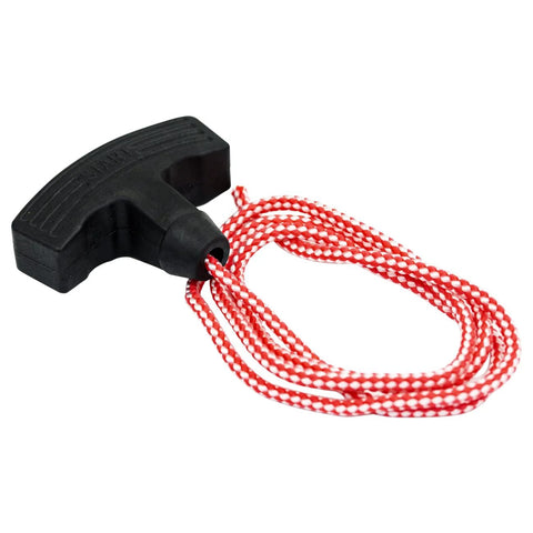 Emergency Release Pull Rope Cord Handle Kit 41A2828 Red For Garage Doors Compatible With Chamberlain Craftsman Openers, red and black
