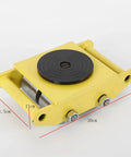 Heavy Duty Machinery Mover Skate 6 Ton Industrial Dolly With Steel Wheels For Serious Heavy Lifting Built Tough to roll heavy items.