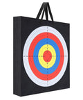 20 Inch Square Archery Target With Rope Handle Lightweight High Density EVA Foam Practice Target For Curved Longbows Easy Arrow Removal Safe For Broadheads Backyard And Outdoor Shooting