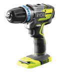 Professional Grade Brushless Percussion Drill With Killer Torque And All Metal Chuck 18 Volt Cordless Power Tool, side view with ergonomic grip.