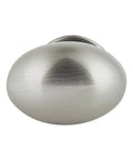 Smooth And Stylish Satin Nickel Mushroom Cabinet Knobs For No Sweat Hardware Swaps And Instant Kitchen Glow Ups That Fit Perfectly On Drawers Cupboards And Desk Surfaces, 1.4 inch wide.