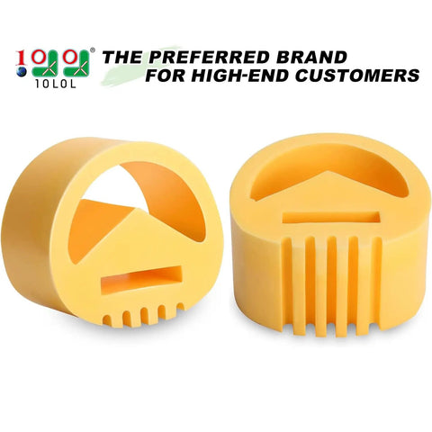 Two Pack Heavy Duty Motor Mount Vibration Dampener Engine Snubber For Club Car Ds Gas Precedent And Tempo Golf Carts Replaces OEM 1012164 102540301 Smooths Rough Idles And Knocks Out Nasty Engine Shake For Good, yellow rubber mounts.