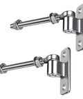 6 Inch J Bolt Gate Hinge And Wall Mount Hinge 2 Pack, Heavy Duty 304 Stainless Steel, One Piece No Weld Design, Ideal For Farm Fence Garden Metal Gates, Load Capacity Up To 500 Lb, two hinges