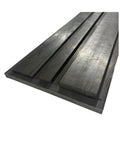 One Half Inch By Eight Inch By Thirty Inch 1018 Steel Flat Bar Cold Finished For Weldable Metal DIY Projects, angled view.