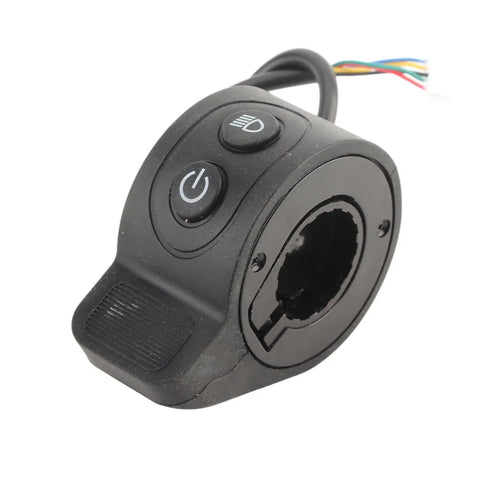 Thumb Throttle Booster For Electric Scooters With Hall Sensor, Smooth Acceleration, Easy Install Replacement Accelerator, Finger Trigger Speed Control With Integrated Switch, Slick ABS Build