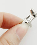 Built Tough Steel Shelf Support Pegs With 5mm Pins 10 Pack Heavy Duty Cabinet Hardware for Kitchens and Bookshelves, close-up view.