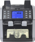Slick Automatic Money Counter Machine With Built In Printer Ultra Fast Bill Sorting For Multicurrency Denominations Heavy Duty Cash Handling And Quick Value Tracking Workhorse with display and cash.
