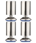 Adjustable Stainless Steel Furniture Legs Set 4 Pcs Screw-In Replacement Feet For Coffee Tables, Sofas, TV Cabinets, DIY Hardware