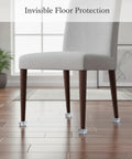 Chair legs with Clear Rubber Furniture Foot Pads For Hardwood Floors Hidden Cushions For Chair And Sofa Legs No Slip Floor Protectors