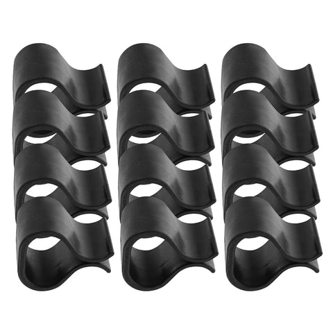 24Pcs Rattan Furniture Clamps For Patio Wicker Chairs And Sectional Sofas No Hassle Install Fasteners Sturdy Double Groove Frame