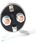 Heavy Duty 150A Magnetic Contactor rated for smooth 12V and 24V power jobs showing terminal connections and mounting tab.