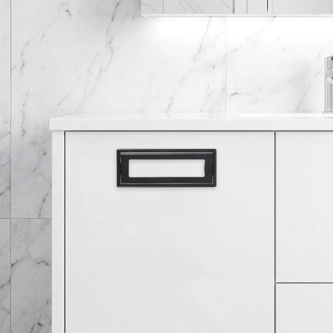 Slick Low Profile Cabinet Pulls For Cabinets, Drawers, And Cupboards, Zinc Alloy Recessed Handles With Space Saving Foldable Design in kitchen