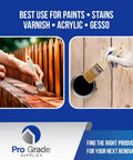 96 Pack 1.5 Inch Chip Paint Brushes For Painting And Staining wood fence and wooden panel with solid wood handles in use