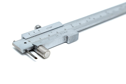 Top Shelf Parallel Marking Vernier Caliper 0 To 200mm 8 Inch Premium Stainless Steel showing clear measuring scale for layout precision.
