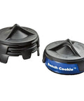 Bench Cookies Finishing Cones 4 Pack For Woodworking Snug Fit Over Work Grippers, shown next to each other on a flat surface.