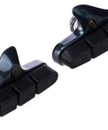 8la98030 Brake Pads 1 Pair Full 6800 C4 Multi Colored For Cycling Disc Brakes featuring black pad surface and silver mount