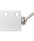 Side view of Hand Operated Pneumatic Knob Switch Valve Three Port Two Position Normally Closed With One Eighth Inch Thread, compact size