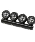 Dope RC Car Light Strip Kit For WPL 1:18 And 1:24 Trucks, 4 roof lamp beads and light bars shown in durable plastic.