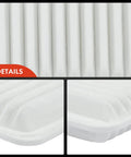 Close-up of Engine Air Filter Direct Fit For Toyota And Lexus Vehicles Including Camry 2002 To 2006 Camry Hybrid 2007 To 2011