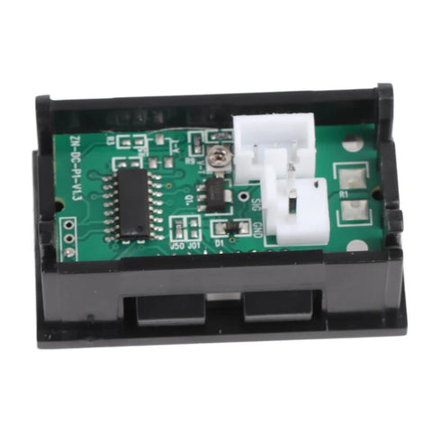 Dual LED Voltmeter Ammeter For Panel Mount Voltage And Current Meter Multimeter With Red And Blue Readouts 50A Capacity