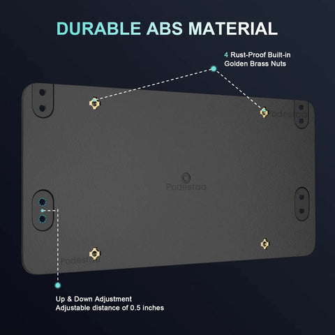 Mercedes-Benz Rear License Plate Bracket Frame Mount Kit For 2008-2025 Cars And SUVs, durable ABS material, brass nuts detail