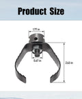 Heavy Duty Three Inch T 150 1 Sharktooth Root Cutter Replacement Direct Swap For Seven Eighths Sectional Cables, size view.