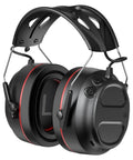 Bluetooth Hearing Protection Earmuffs With 4X Sound Amplification Gel Cushioned Ears 30dB Noise Reduction 120-Hour Playtime 6.0 Tech