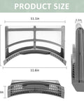 Dryer lint filter replacement kit with brush - stainless steel mesh & ABS frame, DC61-02595A screen assembly, product dimensions