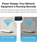 Compact DC UPS Uninterruptible Power Supply For Router Modem IP Camera And POE Devices Keeps Your Internet Up During Power Outages