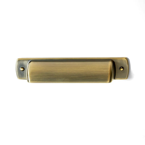 10 Pack 6.3 Inch Center To Center Brushed Antique Brass Kitchen Cabinet Handles 160mm Cabinet Pulls Hardware For Cabinets