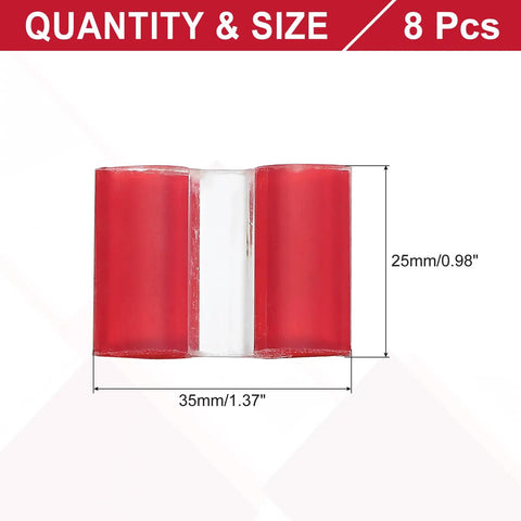 Clear Acrylic Hinges With Super Sticky Backing For Dead Easy Door And Drawer Repairs Continuous Transparent Folding Tape 35mm long