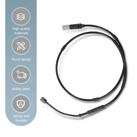 GRANDI brake wear sensor cable for BMW F20/F22, black with OEM connectors.