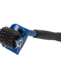 Top Shelf Seven One Half Inch Grinding Wheel Dresser With No Sweat Straight Handle Bench Grinder Correction Tool To Restore Worn Abrasive Wheels For Killer Shop Floor Performance In Blue, featuring steel spurs and ergonomic handle.