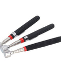 Handy Dandy Telescoping Magnetic Pickup Tool With 10 15 20 Lb Strength Retractable Pen Kit Made For Garage Garage Factory Jobs Featuring Soft Comfortable Grip Handle That Lets You Snag Nails Screws Bolts And More Without Bending Over Or Getting Dirty., 3 black retractable magnetic pickup pens with metal tips