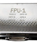 Pro Grade Hydraulic Nitrogen Accumulator Charging And Pressure Test Kit case with fittings M14x1.5, UN5/16, UNF7/8, G1/4