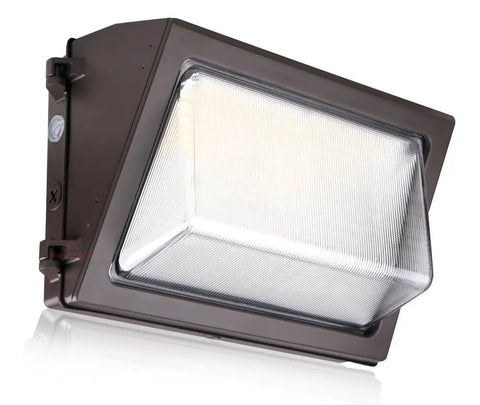 Image of 120W Outdoor LED Wall Pack With 17,400 Lumens, Color Adjustable 3000K 4000K 5000K, Semi Cut Off, Photocell, Wattage Selectable, DLC 5.1 Premium, Built To Last Rugged Aluminum Housing For Harsh Exterior Lighting