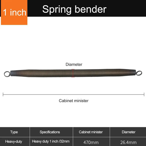 Get Smooth, Kink-Free PVC Pipe Bends With This Heavy Duty Spring Bender Tool. 1 inch spring bender for 32mm PVC tubes.