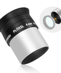 4Mm 1.25 Inch Plossl Eyepiece With Fully Multi Coated Optics 4 Element Plossl Design 1.25 Inch Filter Threaded showcasing lens detail