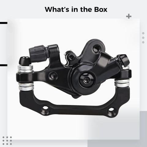 Tough As Nails Aluminum Alloy Disc Brakes For Mountain Road And Folding Bikes Universal A B Mount side view of mechanical brake caliper.