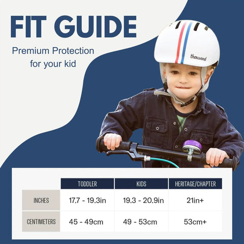 Child wearing Junior Toddler Helmet With Free Reflective Sticker Pack For Ages 1 And Up, Adjustable Dial Fit, Speedway Creme