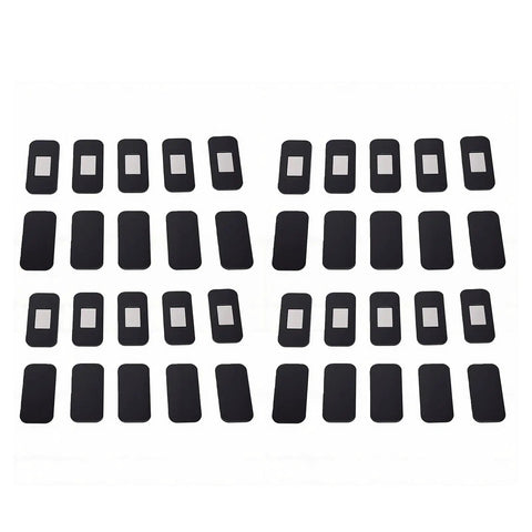 Dope Estink Magnetic Cabinet Door Catch 20 Pack With Adhesive Backing displayed in a grid, featuring black magnetic latches for easy installation.