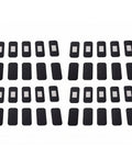 20 Pack Magnetic Cabinet Door Catches With Adhesive Backing arranged in rows on white background