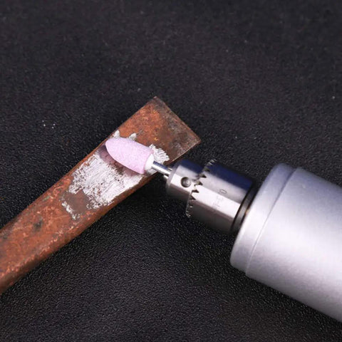 Pro Grade 100 Pcs Abrasive Stone Points Kit for Dremel Rotary Tool polishing metal surface