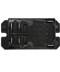 Top view of Beefy 12V DC 30A High Power DPST NO Relay Chassis Mount General Purpose Pack Of 2 for heavy industrial applications